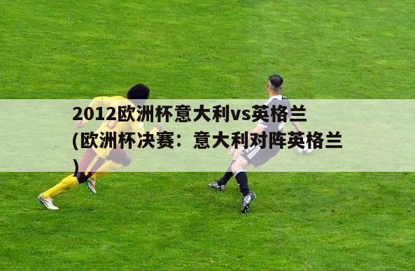 2012欧洲杯意大利vs英格兰(欧洲杯决赛：意大利对阵英格兰)