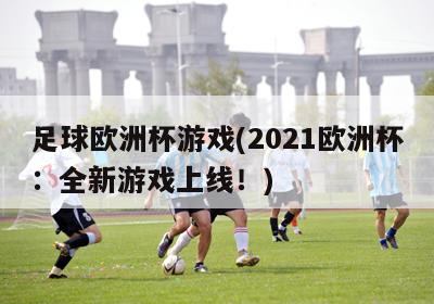 足球欧洲杯游戏(2021欧洲杯：全新游戏上线！)