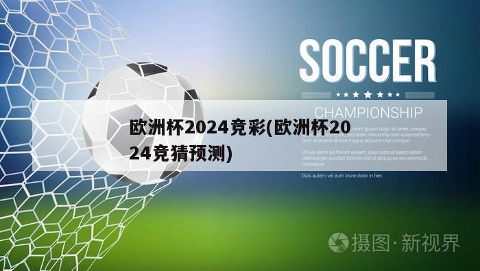 欧洲杯2024竞彩(欧洲杯2024竞猜预测)