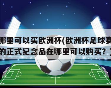 哪里可以买欧洲杯(欧洲杯足球赛的正式纪念品在哪里可以购买？)