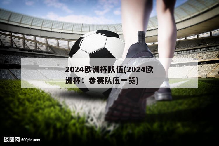 2024欧洲杯队伍(2024欧洲杯：参赛队伍一览)